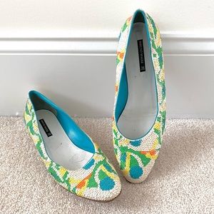#54 ✨rare✨Vintage Bruno Magli | Sequin Flats